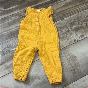 Cat & Jack Mustard Yellow Kids One Piece